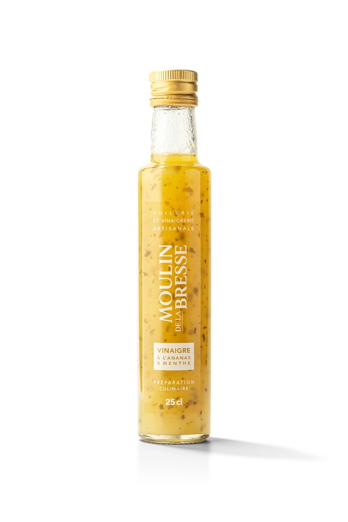 Vinaigre à l'ananas & menthe (25cL)
