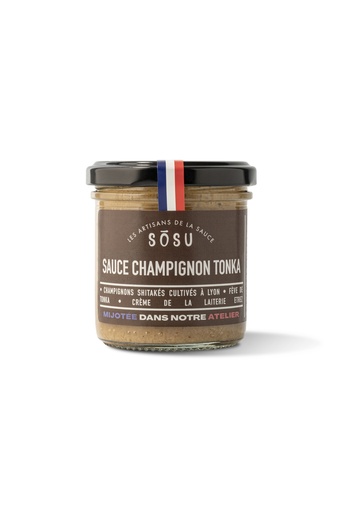[PF018] Sauce champignon & tonka (pot 165mL)